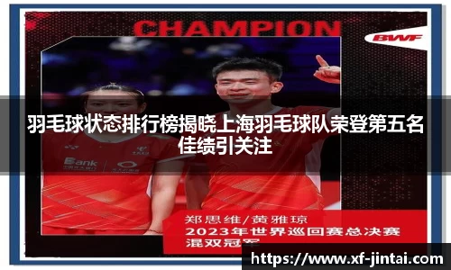 羽毛球状态排行榜揭晓上海羽毛球队荣登第五名佳绩引关注